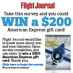 Flight Journal Survey – YOU COULD WIN $200!