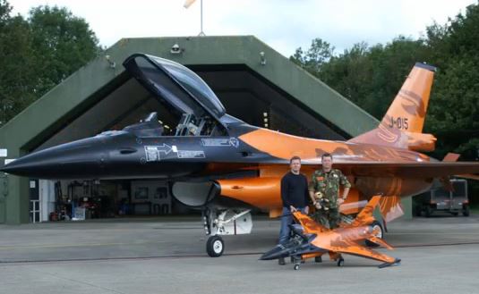 Incredible Orange F-16