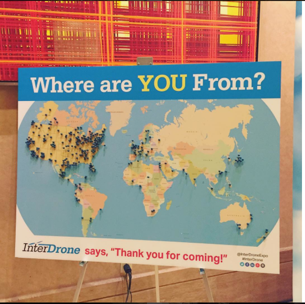 InterDrone represented over 150 countries! 