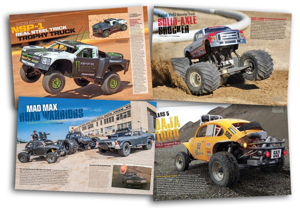 Here’s just a sample of what you’ll find inside. There are 14 cars and trucks in all, with over 60 pages and more than 130 photos of incredible custom creations.