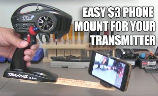 How to Make a Transmitter Phone Mount for About Three Bucks